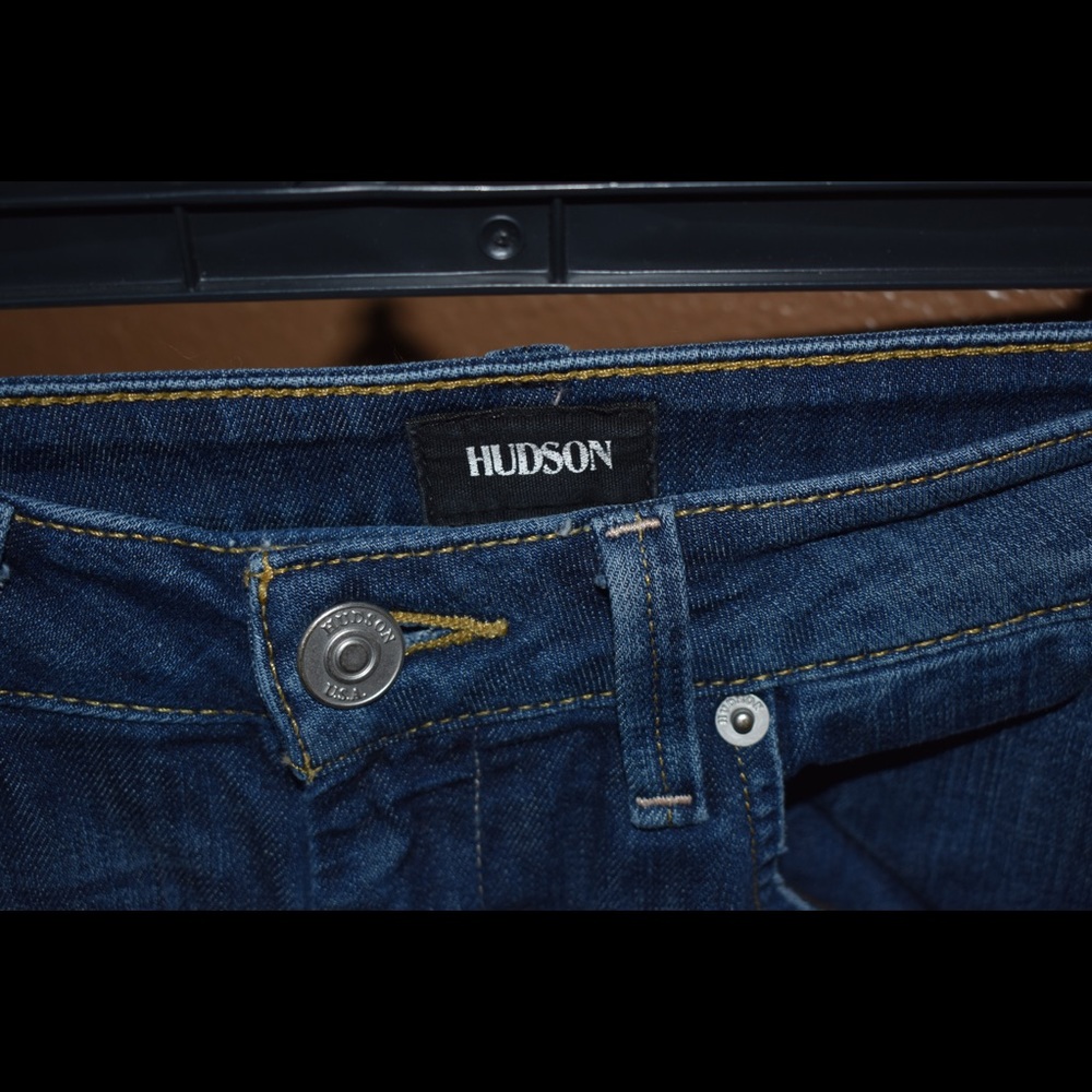 Hudson Bacara Crop Straight Cuffed Jeans - Picture 4 of 6